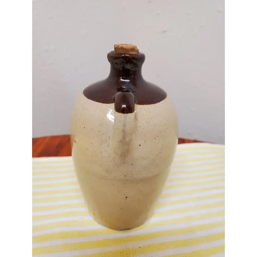 Vintage Miniature USA Pottery Stoneware Jug
